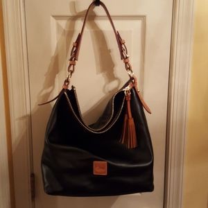 Dooney Bourke black all leather handbag